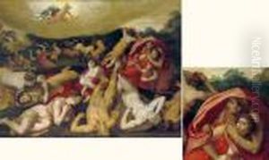 La Mort Des Enfants De Niobe by Frans Floris