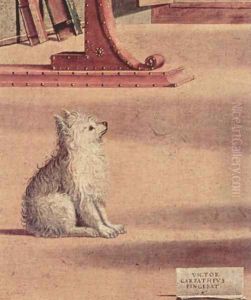 Vision of St Augustin (detail 11) by Vittore Carpaccio