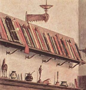 Vision of St Augustin (detail 5) by Vittore Carpaccio