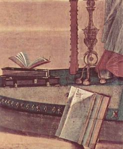 Vision of St Augustin (detail 10) by Vittore Carpaccio