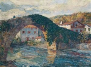 Le Pont De Baiguorry by Louis Floutier