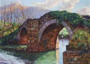 Le Pont D'ascain by Louis Floutier