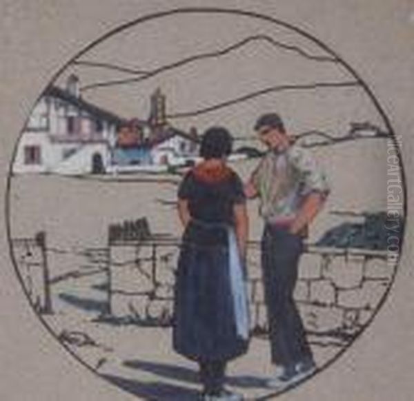 Couple De Basques by Louis Floutier