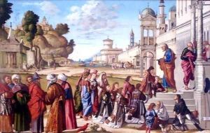 The Ordination of St. Stephan as Deacon by Vittore Carpaccio
