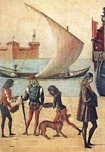 Carpaccio Arrival of the English Ambassadors detail5 by Vittore Carpaccio