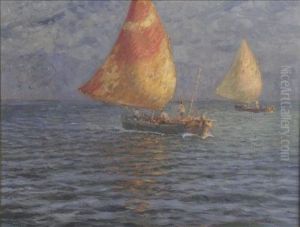 Fishing Boats At Sea