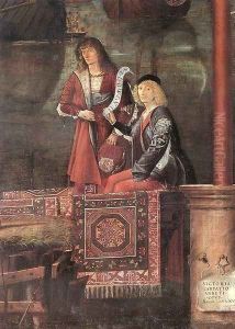 Departure of the Pilgrims (detail) by Vittore Carpaccio
