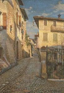 Sole Invernale A Morgnaga by Piero Focardi Del Garda
