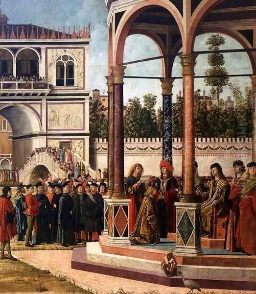 The Ambassadors Return to the English Court (detail) 2 - view 1