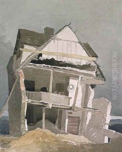 A Ruined House by John Sell Cotman