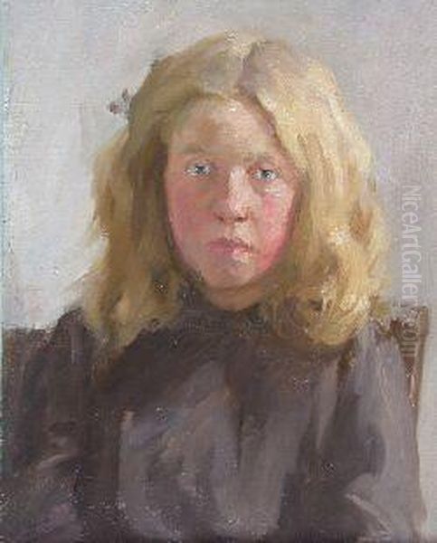 Portrait Of A Blonde Girl - view 1