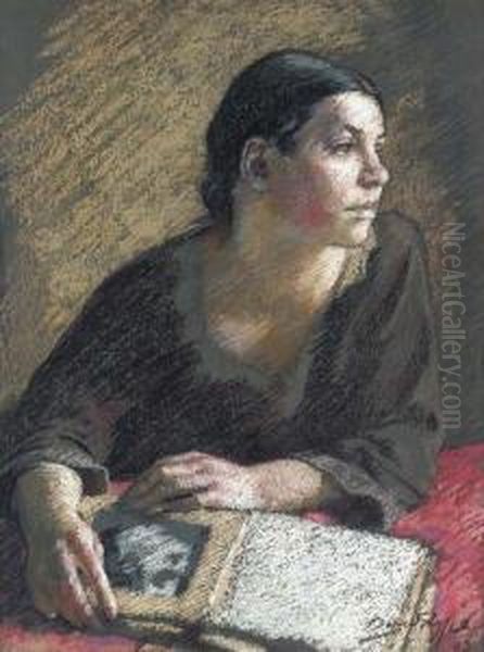 Girl With Book - view 1