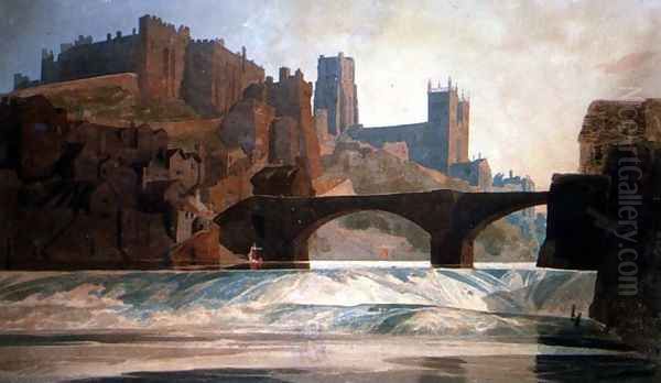 Durham Castle and Cathedral, c.1809-10 - view 1