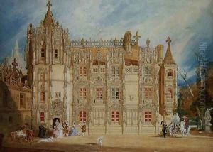 Abbatial House at the Abbey of St. Ouen at Rouen, 1826 by John Sell Cotman