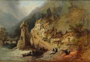 An Alpine Village by Henry John Foley