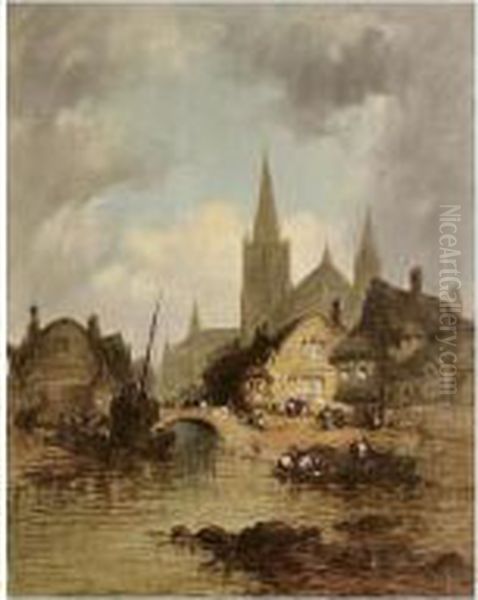 Oberwesel On The Rhine - view 1