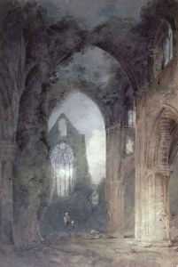 Tintern Abbey by Moonlight by John Sell Cotman