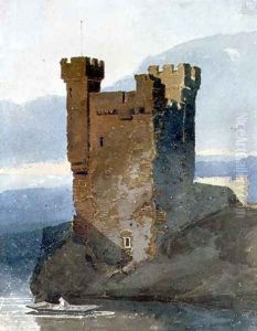 Castle by Water by John Sell Cotman