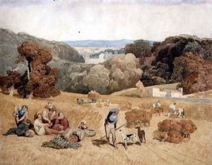 The Harvest Field, 1810 by John Sell Cotman