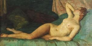 Nu Feminin Allonge by Constantin Font