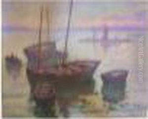 Le Depart Des Barques De Peches