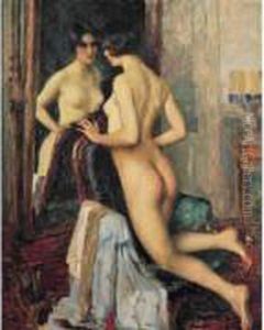 Nu Au Miroir by Constantin Font