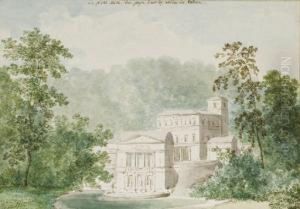 La Villa Pia Dans Les Jardins Du Vatican by Pierre Francois L. Fontaine