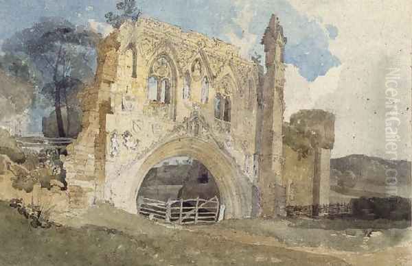 Kirkham Abbey, 1805-6 - view 1