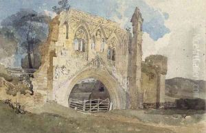 Kirkham Abbey, 1805-6 Kirkham Abbey, 1805-6