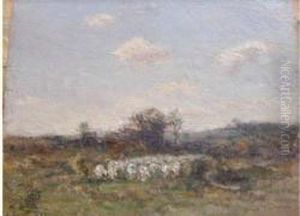 Le Troupeau De Moutons by Des Andre Fontaines