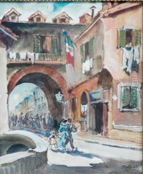 Vecchia Milano La Pusterla Di Sant'ambrogio - view 1