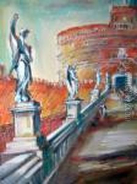 Ponte Degli Angeli A Roma - view 1