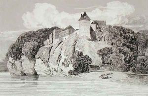 Castle at Tancarville, published 1st October 1821 by John Sell Cotman