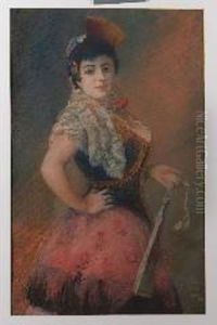 Donna In Costume by Ernesto Fontana