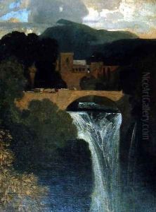 The Waterfall by John Sell Cotman