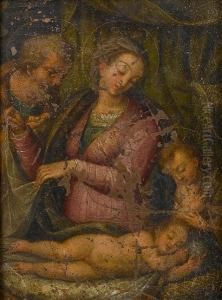 The Holy Family With The Infant Saint John The Baptist The Holy Family With The Infant Saint John The Baptist