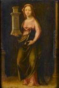 Saint Barbara by Prospero Fontana