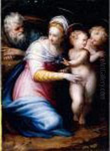 The Holy Family With The Infant Saint John The Baptist