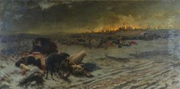 L'incendio Di Mosca Del 1812 - view 1