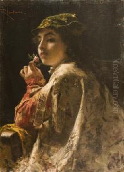 Donna Con Fiore - view 1
