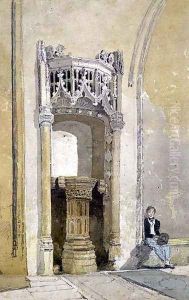 The East End of the Beauchamp Chapel in Norwich Cathedral by John Sell Cotman