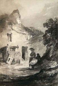 An Old Cottage at Dolgelly by John Sell Cotman
