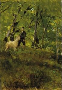 Pastorello Nel Bosco by Roberto Fontano