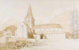 Notre Dame sur l'Eau, Domfort, Normandy, c.1820 by John Sell Cotman