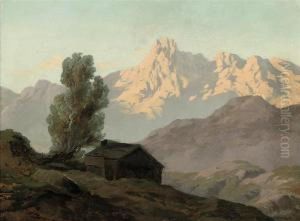 Mount Urirostock, Switzerland by Antonio Fontanesi
