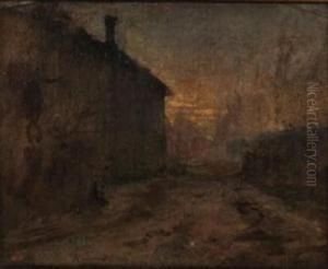 Fattoria In Vanchiglia by Antonio Fontanesi