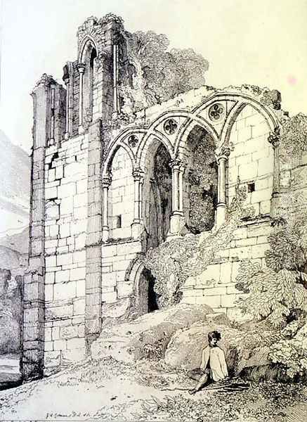 Easeby Abbey, Yorkshire, c.1811 - view 1
