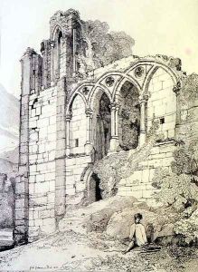 Easeby Abbey, Yorkshire, c.1811 by John Sell Cotman