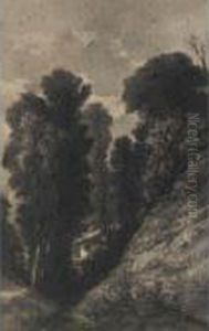Paesaggio Boscoso by Antonio Fontanesi