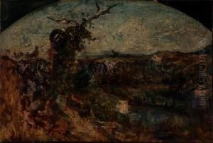 Mattino Di Ottobre by Antonio Fontanesi